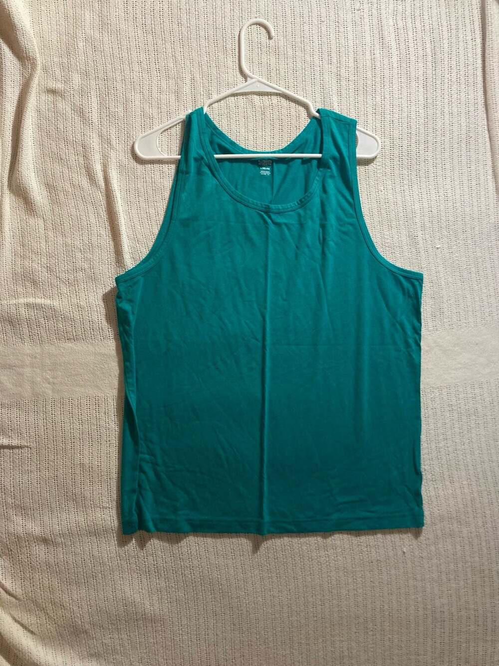 Athletic Works Men's Teal Tank Top Size L (42-44)